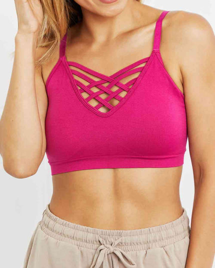Zenana On The Go Full Size Detail Bralette