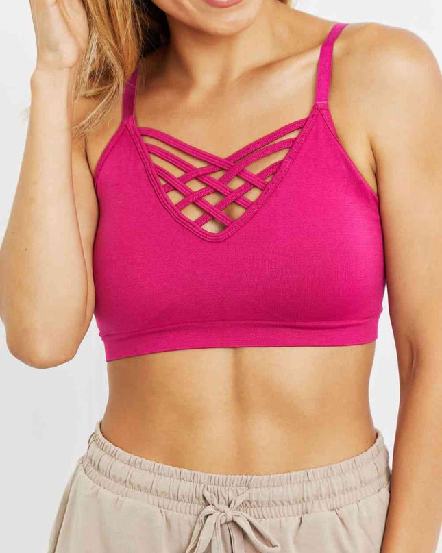 Zenana On The Go Full Size Detail Bralette