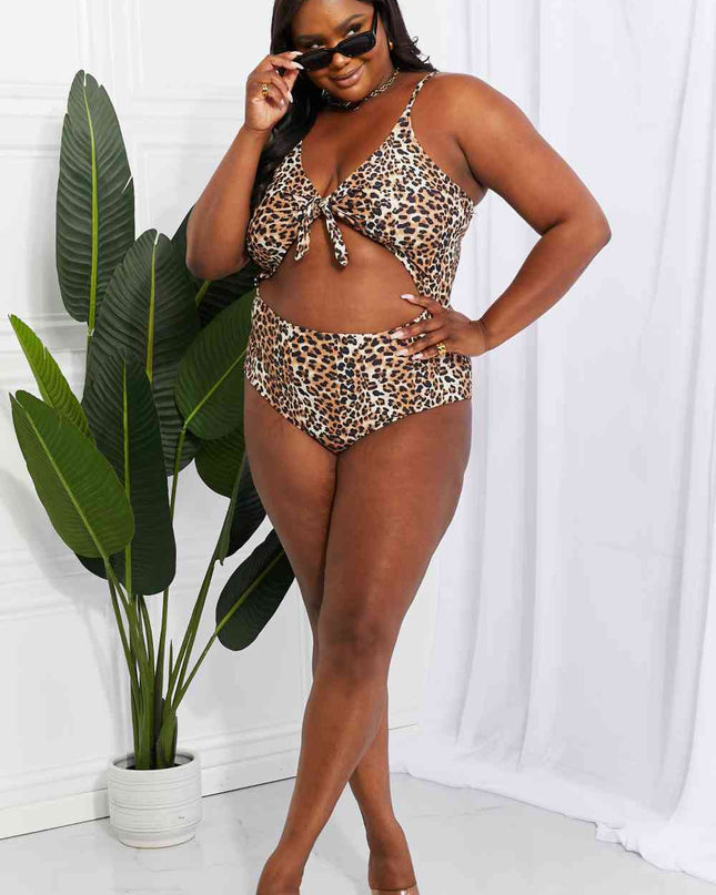 Marina West Swim Lost At Sea Cutout One-Piece Swimsuit
