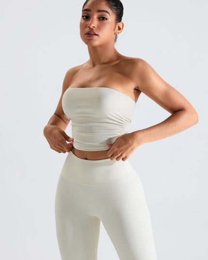 Ribbed Active Bandeau Top