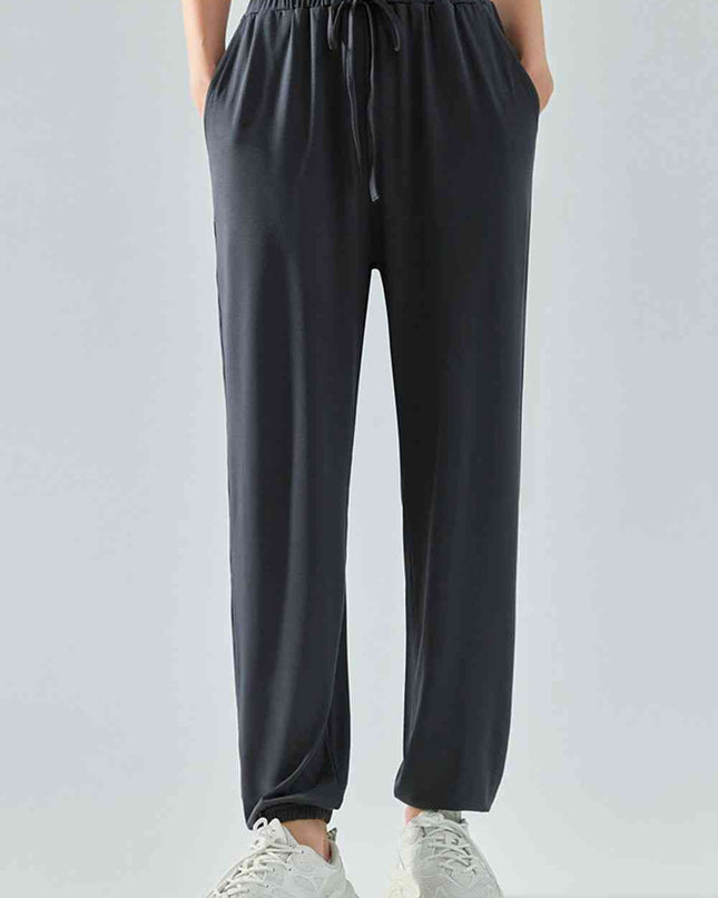 Tie Waist Sports Pants