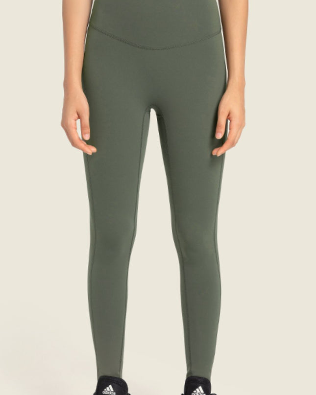 Seamless High-Rise Wide Waistband Yoga Leggings