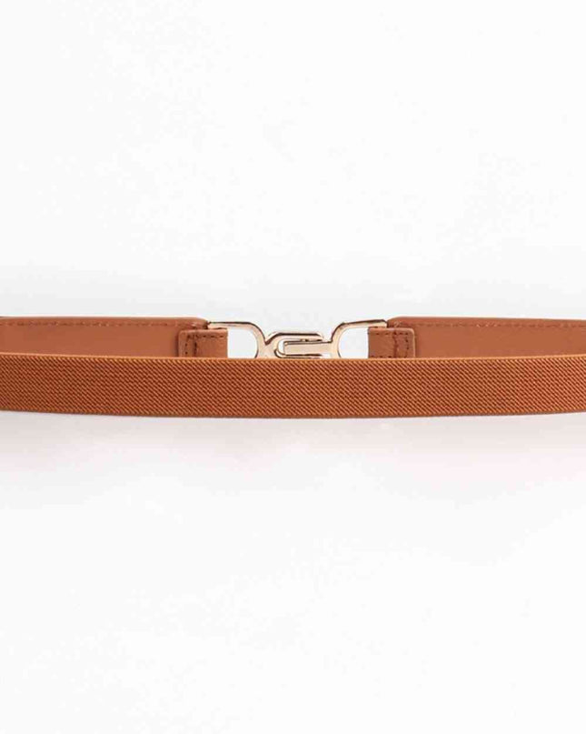 Alloy Buckle Elastic Belt