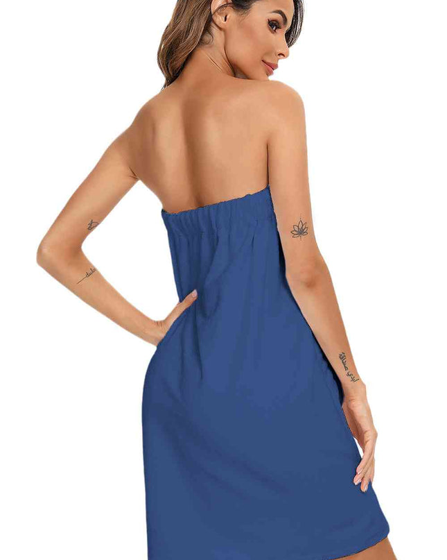 Strapless Robe with pocket
