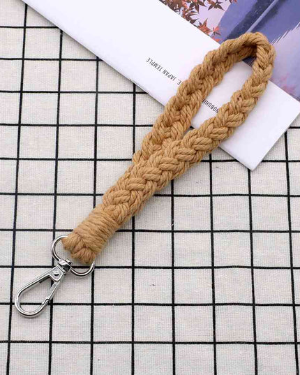 Assorted 4-Piece Macrame Keychain