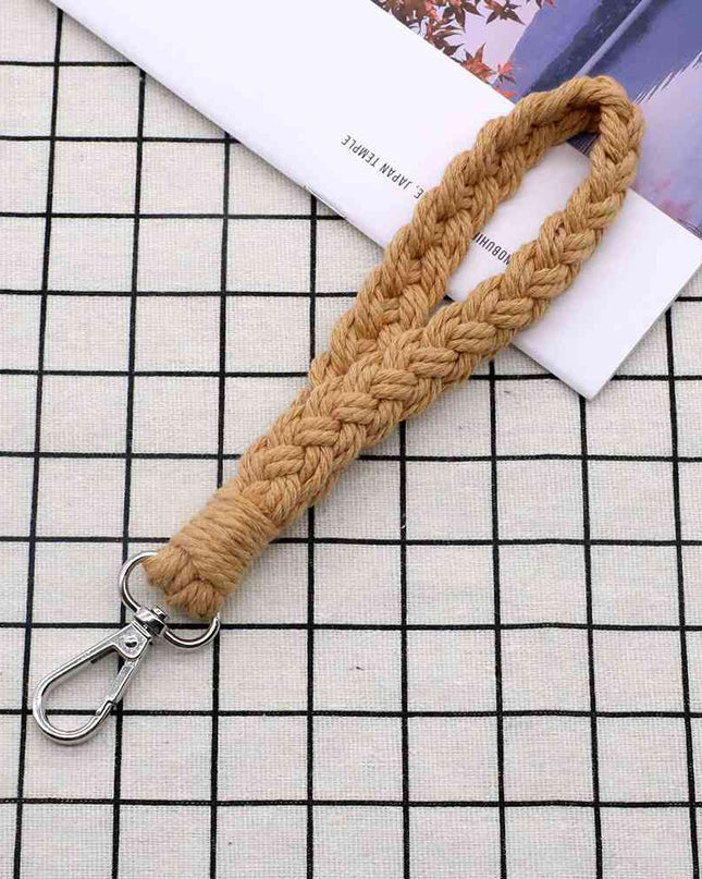 Assorted 4-Piece Macrame Keychain