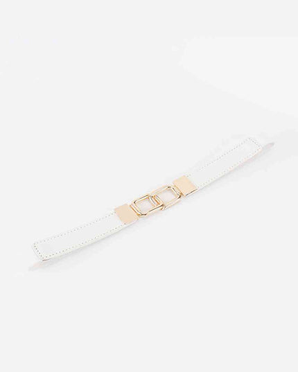Geometric Double Buckle Elastic Belt