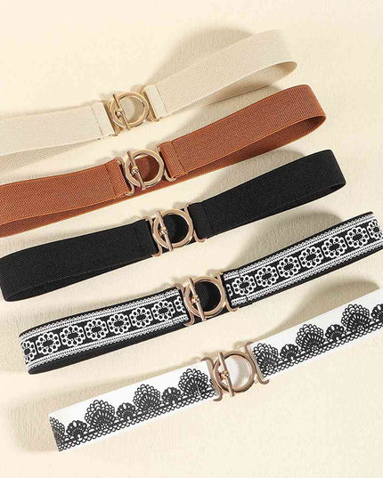 Toggle Clasp Elastic Belt