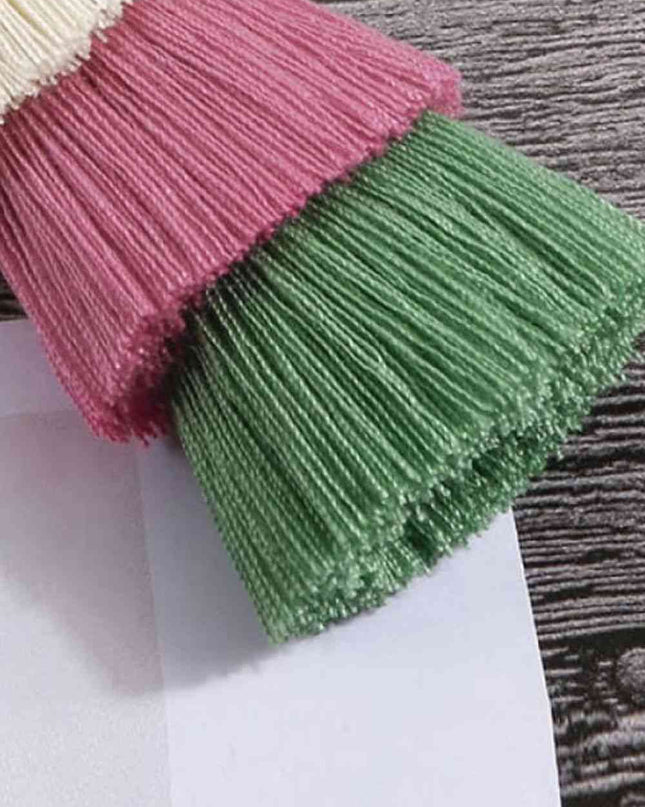 Layered Tassel Keychain