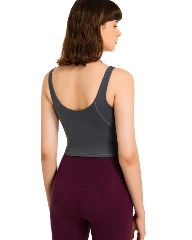 Scoop Neck Wide Strap Active Tank