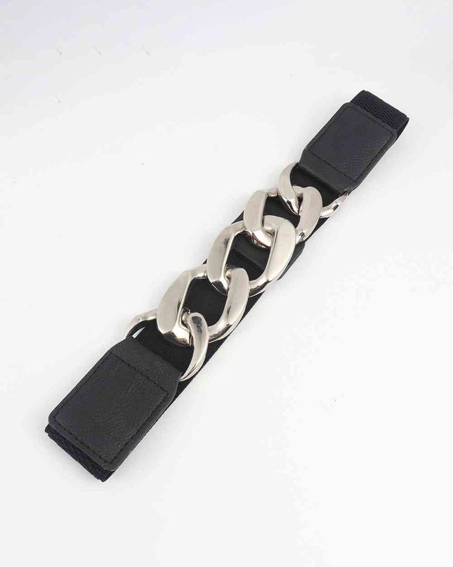 Chain Detail Elastic Belt