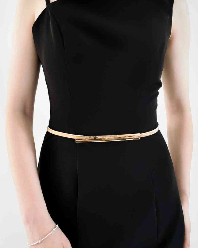 Elastic Iron Skinny Belt