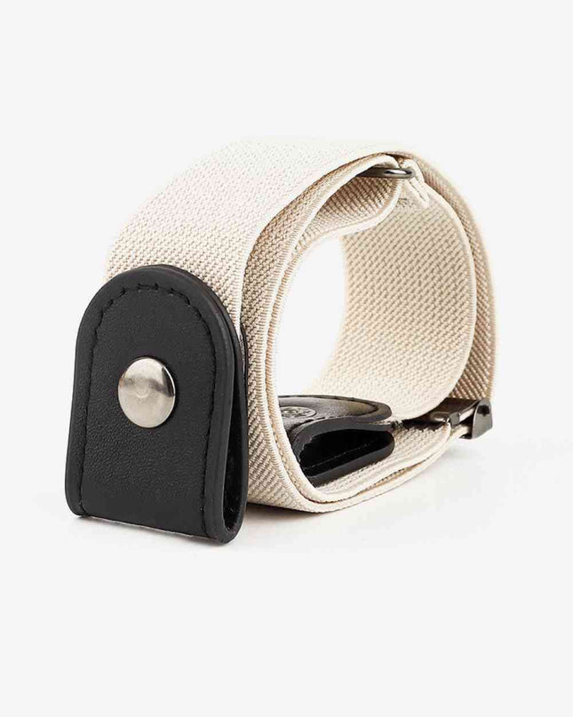 PU Elastic Snap Closure Belt