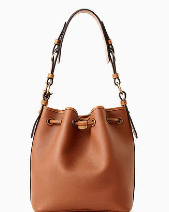 PU Drawstring Bucket Bag