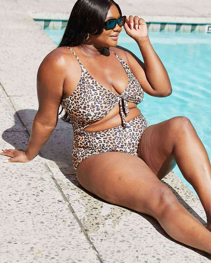 Marina West Swim Lost At Sea Cutout One-Piece Swimsuit