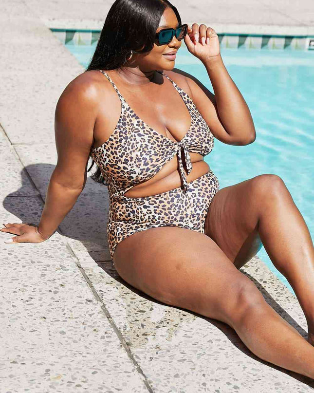 Marina West Swim Lost At Sea Cutout One-Piece Swimsuit