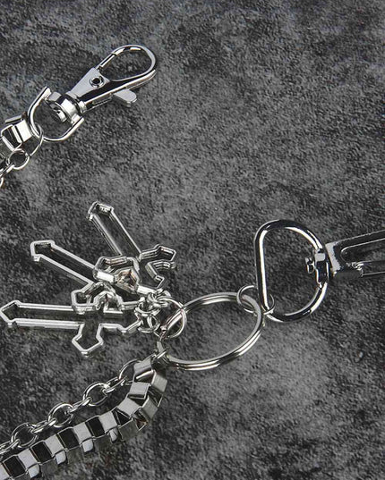 Double-Layered Cross Waist Chain
