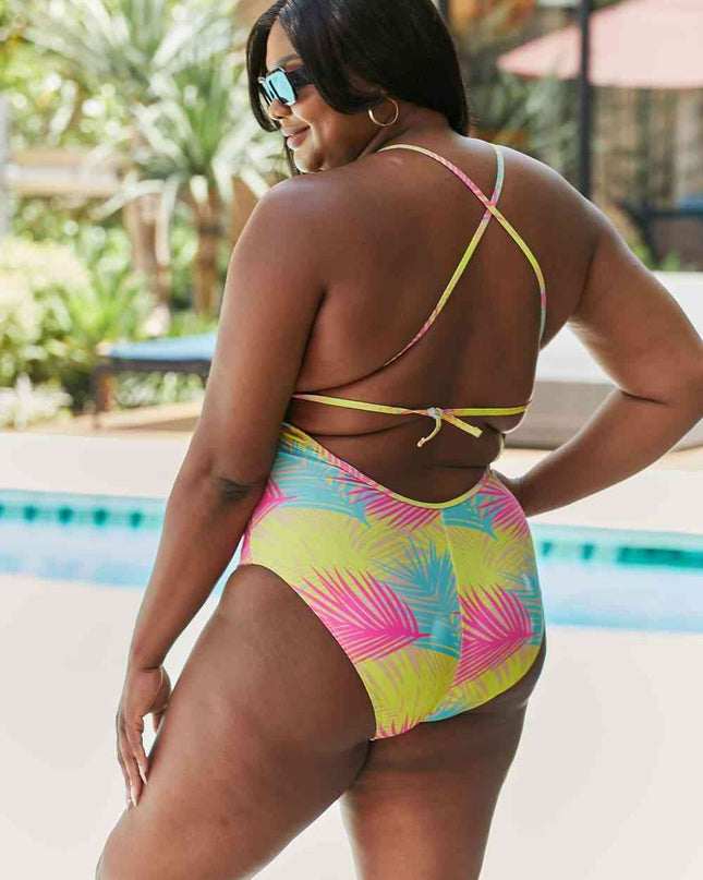 Marina West Swim High Tide One-Piece in Multi Palms