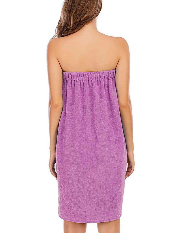 Strapless Robe with pocket