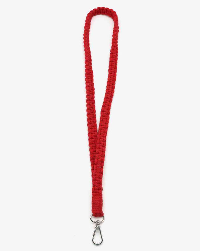 Assorted 2-Pack Hand-Woven Lanyard Keychain