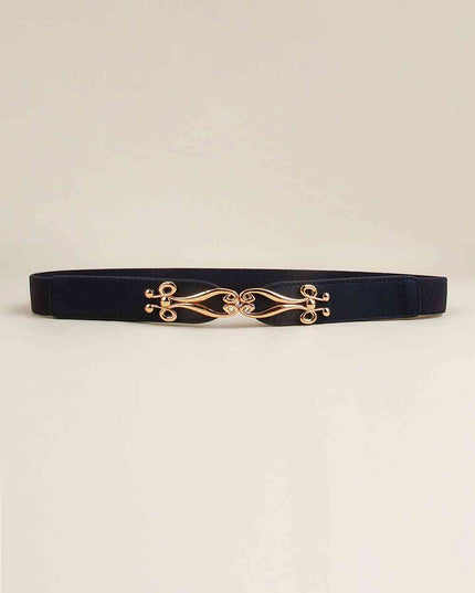 Alloy Buckle Elastic Belt