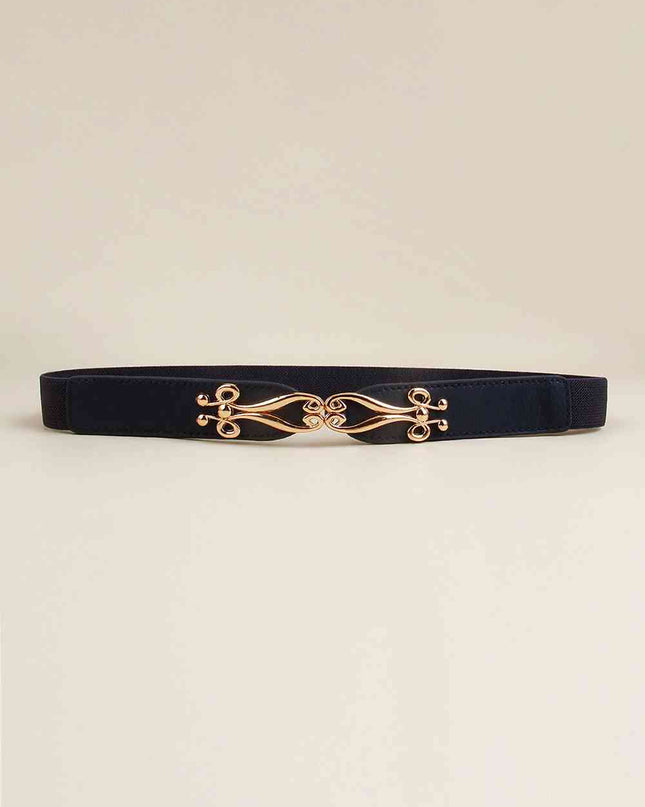 Alloy Buckle Elastic Belt