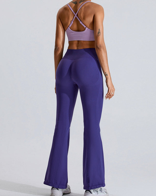 High Waist Bootcut Active Pants
