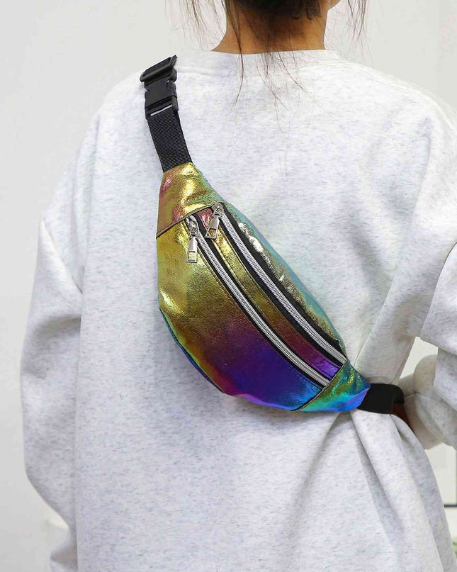 Gradient Polyester Sling Bag