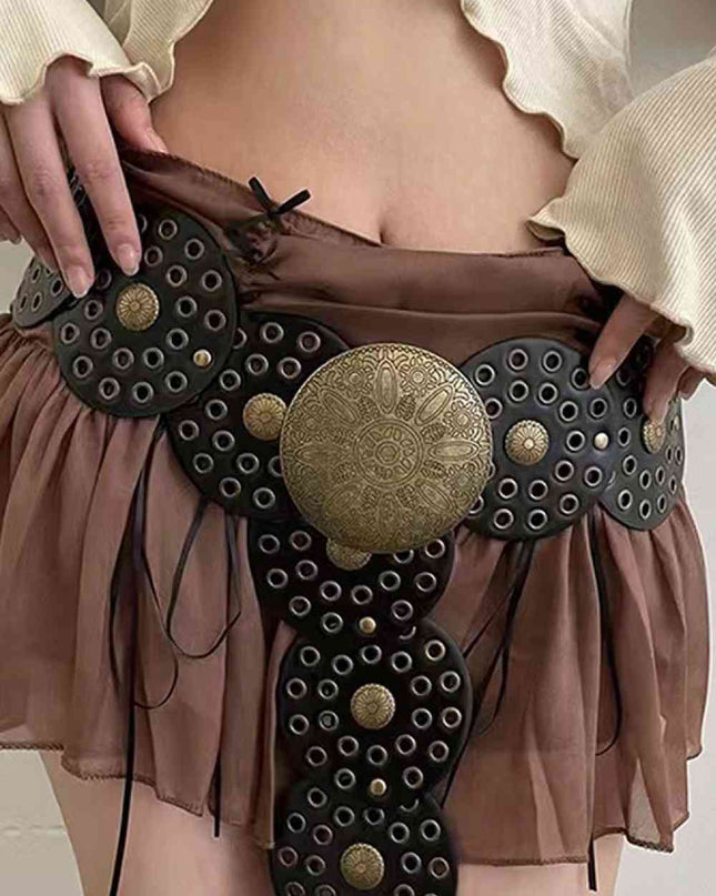 Zinc Alloy PU Disc Belt