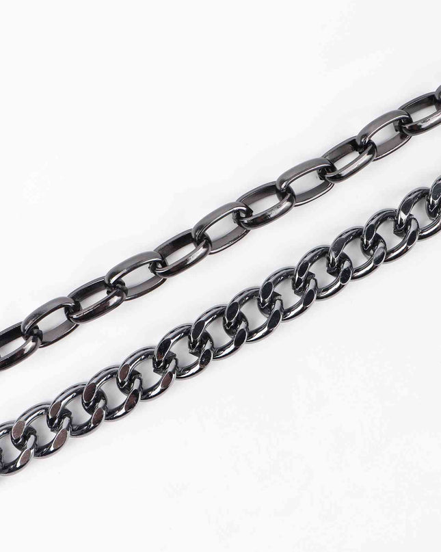 Punk Aluminium Chain Belt