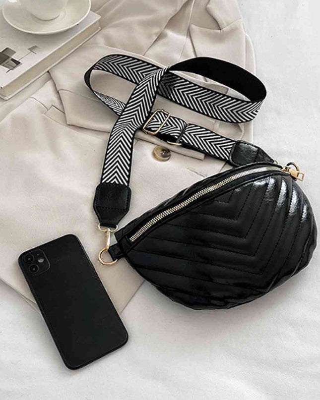 PU Leather Sling Bag