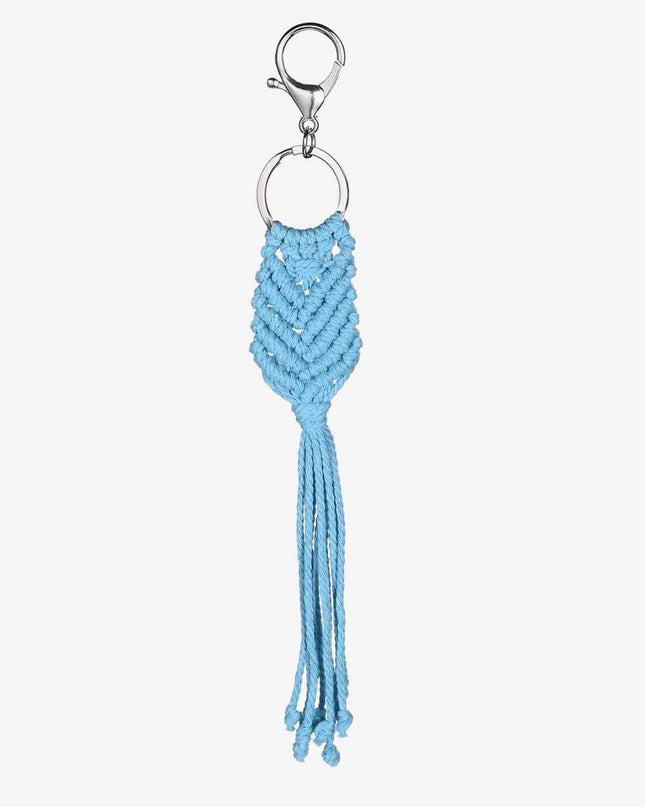 Assorted 4-Pack Handmade Fringe Keychain