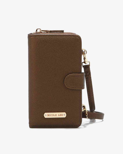 Nicole Lee USA Two-Piece Crossbody Phone Case Wallet