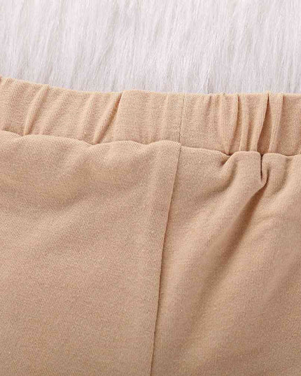 Sequin Elastic Waist Shorts