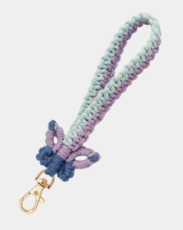 Butterfly Shape Macrame Key Chain