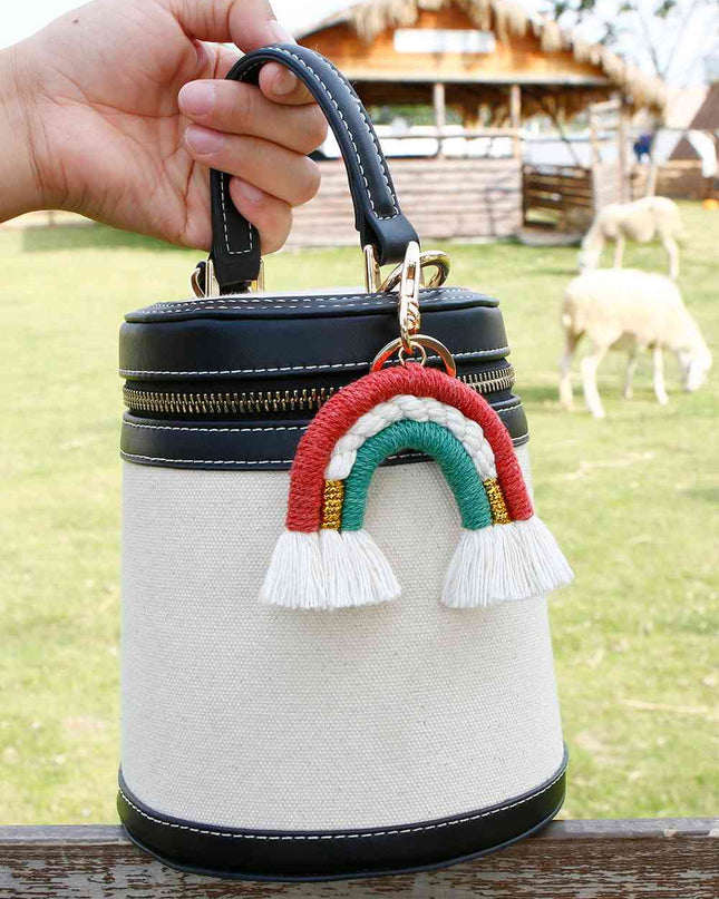 Random 4-Pack Rainbow Tassel Key Chain