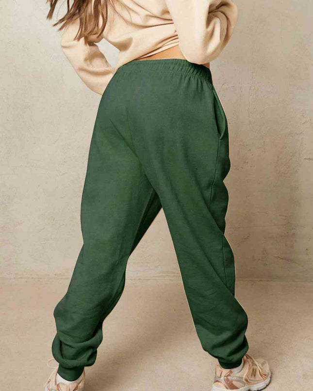 Simply Love Full Size HAVE THE DAY YOU DESERVE Graphic Sweatpants
