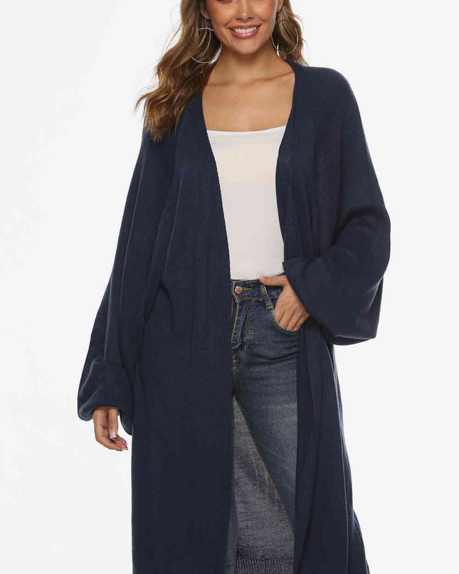 Long Sleeve Open Front Cardigan