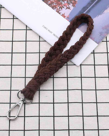 Assorted 4-Piece Macrame Keychain
