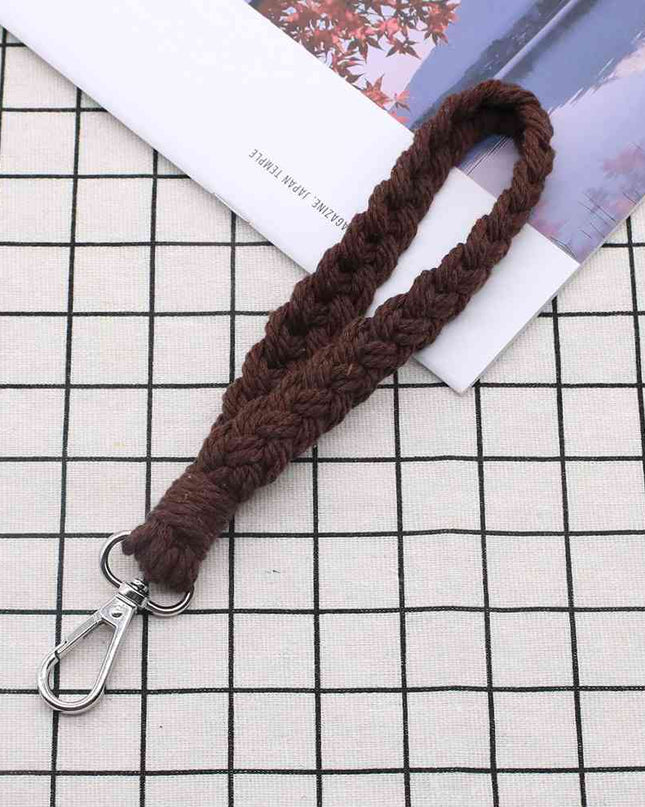 Assorted 4-Piece Macrame Keychain