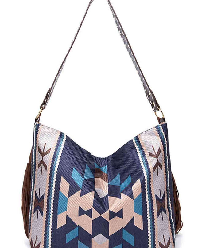 Geometric Canvas Tote Bag