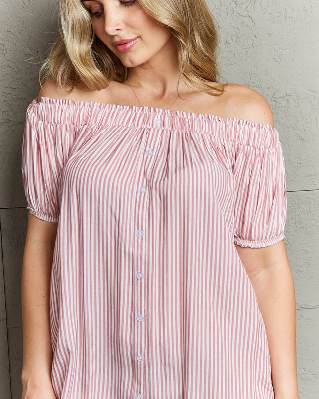 Ninexis Show Compassion Off The Shoulder Mini Dress