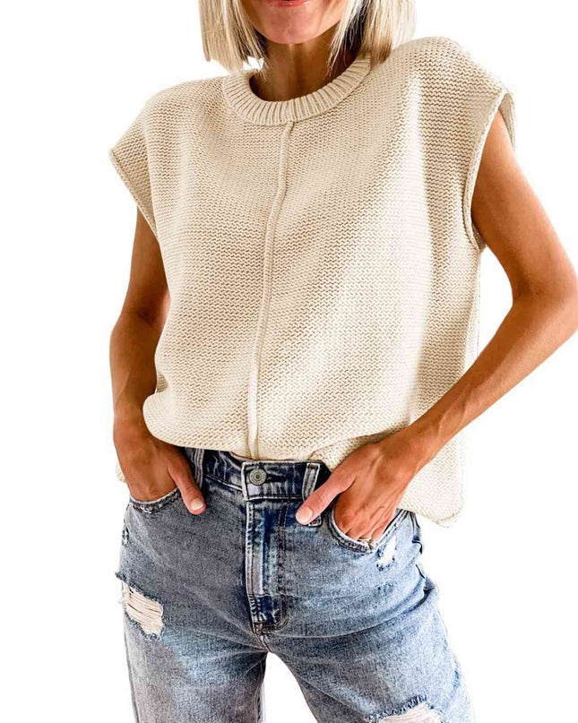 Cap Sleeve Sweater Vest
