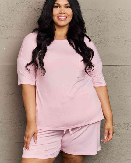 Zenana In The Moment Plus Size Lounge Set