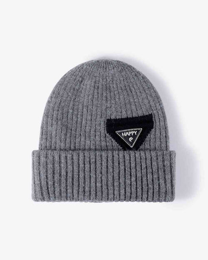 HAPPY Contrast Beanie