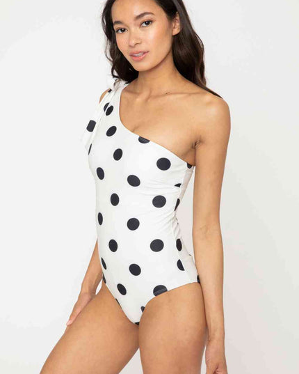 Marina West Swim Deep End One-Shoulder One-Piece Swimsuit