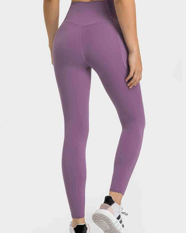 V-Waist Yoga Leggings with Pockets