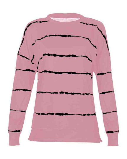 Striped Round Neck T-Shirt