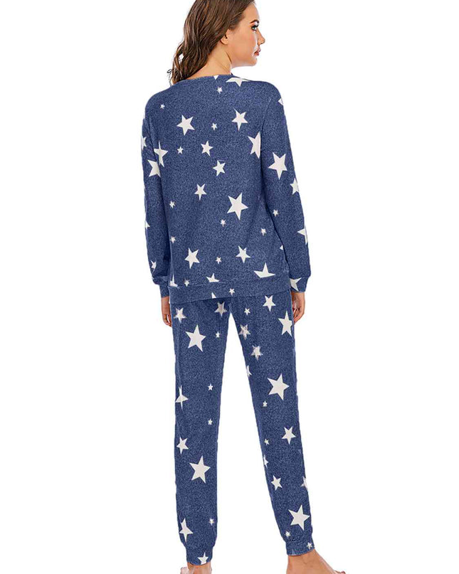 Star Top and Pants Lounge Set