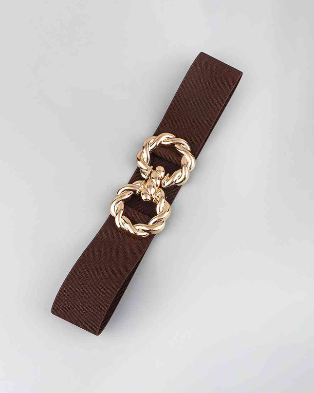 Zinc Alloy Buckle Elastic Belt